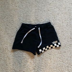 vans black comfortable shorts